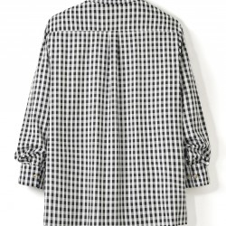 Men's Oktoberfest Plaid Casual Long Sleeve Shirt - Breathable Polyester Blend, Machine Washable, PLUS SIZE