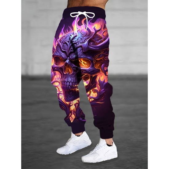 Comfortable Relaxed-Fit Casual Sports Pants for Men - Perfect for Daily Wear, Outdoor Activities, and Sports Events - High-Quality, Durable, and Versatile Fashion Apparel